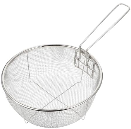 Amosfun Home Kitchen Tool Edelstahl Frittierkorb Praktisch Für Pommes Frites Hähnchen Fisch Filter Wasser