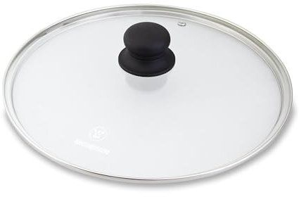Westinghouse Pfannendeckel Ø 30 cm, Robustes Hartglas für modernes Sichtkochen, Mit Dampföffnung und stoßfestem Rand, Hitzeresistent und spülmaschinengeeignet