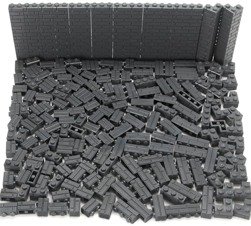 Feleph 260 pièces Ensemble de Briques de maçonnerie Blocs de Construction Multicolores pour Murs MOC Pièces et Morceaux Divers Ensemble de Jouets en Vrac Compatible avec Les Grandes Marques