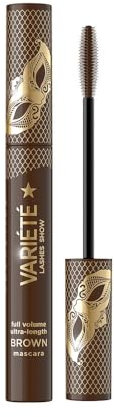 Eveline Cosmetics Variété Mascara Braun Wimperntusche für Volumen und Verlängerung