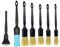Zfseyuh 7 Stück Auto Detailing Pinsel Set,Auto Reinigungspinsel Bürsten Weich Auto Pinsel Innenraum & Außen für Felgen,Alufelgen,Motor, Motorraum