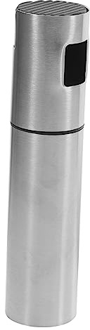 COLLBATH Dispenser di Olio Anti-perdita in Acciaio Inox 304 Spruzzatore a Pressione per Cucina e Barbecue, Bottiglia Spray Resistente e Funzionale