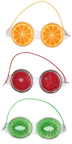 HAPINARY 3stücke Kalte Augenmaske Aus Gel Kühles Auge-pad Reise Und Zuhause Lindert Schwellungen Und