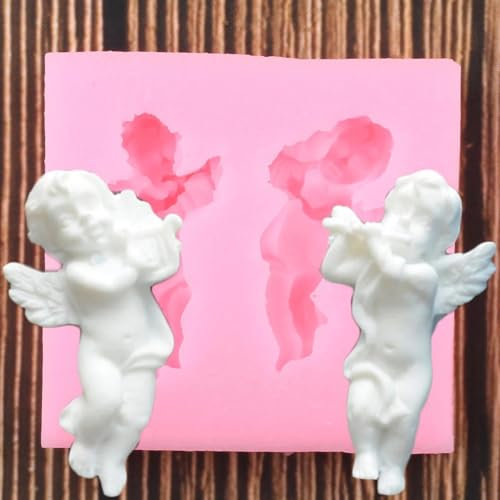 Moldes de silicona para fondant, 4,3 x 4,2 cm, moldes de silicona para bebé, decoración de magdalenas, fondant, herramientas de decoración de pasteles de cumpleaños, moldes de galletas para hornear