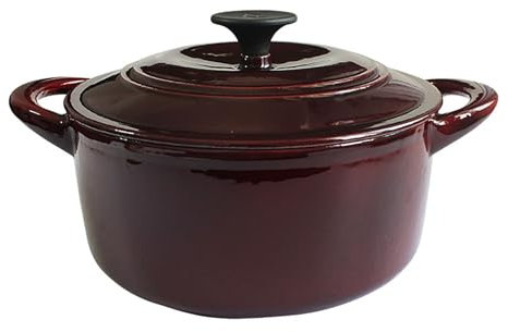 SXTYYH Forno Olandese Con Coperchio Smalto Pentola Ghisa Non Rivestita Antiaderente Casseruola for Stufati Forno Olandese