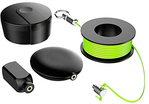 Ujjdwiurgh Magnetic Cable Puller,Nylon Pipe Concealed Pipe Threader, Wire Guide, Wire Network Cable Magnetic Stringer Puller, (A)