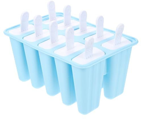 TOYZFRIENDY Molde Silicona para Polos Cavidades Reutilizable Seguro para Molde Helados Caseros Fácil Limpieza Paletas Verano