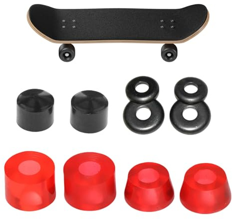 Tuxuseo Bushings De Skateboard Dures - Accessoires De Sport avec Pivot Cups - Kit Réparation Trains Skate Moyens | pour Planchistes De Plein Air, Park, Rue,