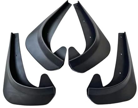MNAAZVSOL Paraspruzzi Auto, per Fiat Panda II (169) 2003-2012 Paratango Alette Passaruota Parafango Protezione Schizzi Gomme Anteriore Posteriore Deflettore