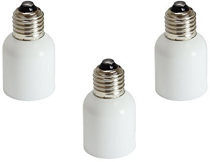 FINELED E27 Standard Base to Mogul Goliath E39 E40 Adaptors, Use This Adapter to Plug an E39/E40 Bulb Into a Standard E27 Light Fixture