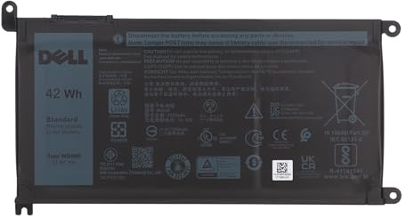 Dell Inspiron 13 5368, 5378, 7368, 7378, Inspiron 15 5568, 7569, 7579, 5578, 5567, 5565, Inspiron 17 5767, 5765 Latitude 13 3379, Vostro 14 5466 8 42 Wh r 3-Zellen-Primärbatterie Y3F7Y 3CRH3 T2JX4