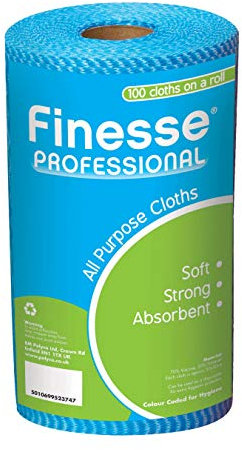 Robinson Young All Purpose Blue Cloths on Roll - 10x100