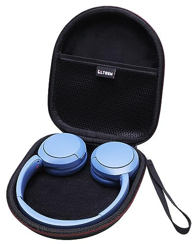 L LTGEM Carrying Case for Sony WH-CH520, WH-CH510 Headphone, Sony Headphone Case - Hard Storage Bag (Case Only) - Black