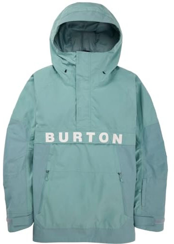 Burton Herr skid- snowboardjacka FROSTNER Anorak, storlek: L, färger: kjol ljus, rock lichen, L