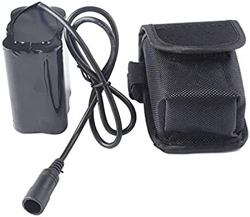 Batería De 8,4 V 12000 Mah 6 * 18650, Batería De Luz De Bicicleta Y Bolsa para Accesorios De Linterna Faro 1 Uds