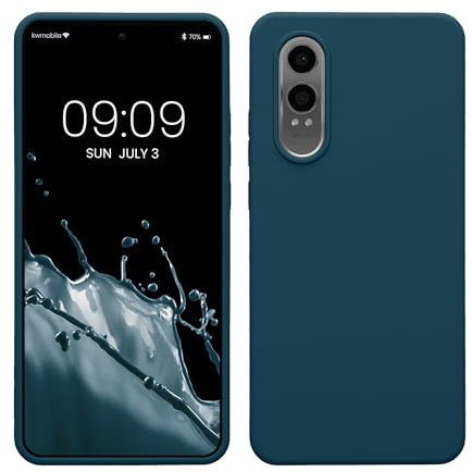 kwmobile Carcasa Compatible con OnePlus Nord CE 4 Lite 5G Funda - Case TPU y Silicona antigolpes - Apto Carga inalámbrica - petróleo Mate