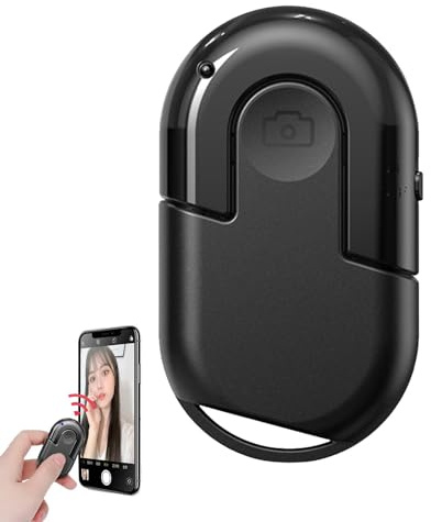 Telecomando per fotocamera wireless, telecomando 'otturatore della fotocamera - Wireless Selfie Button Clicker - Interruttore remoto portatile Photo Clicker, pulsante selfie telecomando per
