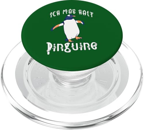 Ich mag halt Pinguine Mädchen Kinder Damen Herren Penguin PopSockets PopGrip für MagSafe