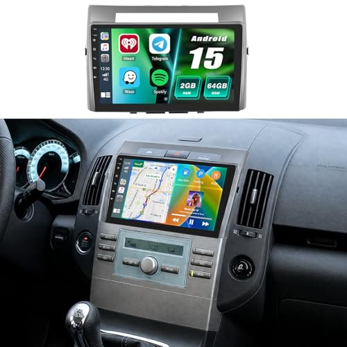 Fuluku 9 Écran Pantalla Coche para Toyota Corolla Verso 2004-2009 2+64G | Radio Carplay/Android Auto Inalámbrico, Android 15 Autoradio Pantalla Táctil 9 Bluetooth/GPS, Cámara Trasera, WiFi, SWC/26UI