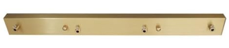 DESHOME Cache Fil pour Lustre Plafond Laiton Rosace Plafond Luminaire 4 Trous 80cm Diamètre Longue Plaque Fixation Plafonnier Pince Châssis Base Cable Suspension Luminaires avec Accessoires