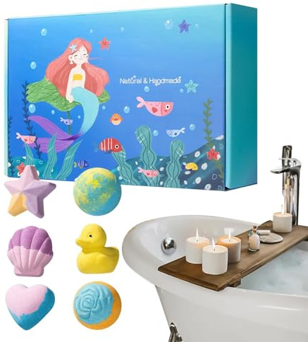 da bagno per bambini, 6 pezzi di sale da bagno a bolle | detergente per il corpo per tutti i tipi di pelle per bambini donne hotel spa viaggi bagno casa