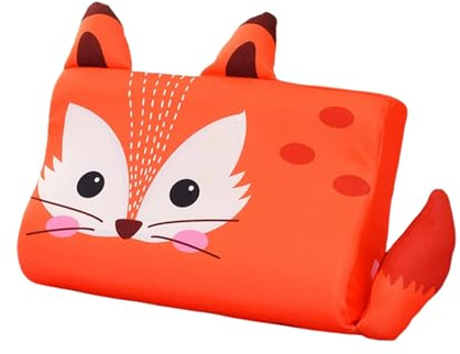 MEIION schlummerkids Calmly - Das Kinderkissen für besseren und gesünderen Schlaf Kinderkissen, ergonomisch geformt, atmungsaktiv, mit niedlichen Tiermotiven(45 × 27 × 6 cm)