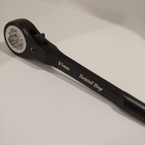Twisted Bay 19/21mm Aluminium Ratchet Scaffold Spanner