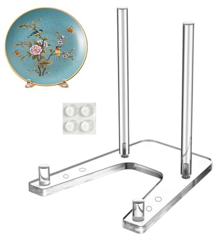 Soporte de exhibición de placa - Soporte acrílico para fotos - Soporte transparente ajustable para postal, ilustraciones, tableta, álbum, imagen, teléfono