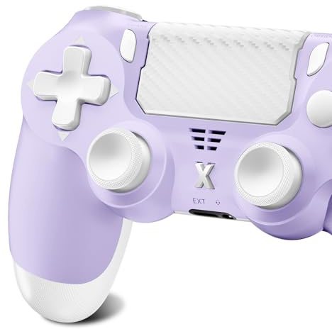 Hycago Wireless Controller für PS-4, Controller Wireless für PS-4/Pro/Slim/PC, Bluetooth Gamepad Joystick mit Dual Vibration/Touch Panel/3.5mm Audio Jack/Six-Axis