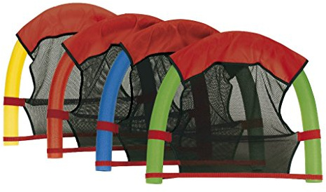 Schwimmnudel 160x7 cm aus PU-Schaum Pool-Noodle Schwimm-Noodle zum Schwimmen Planschen (Wassersitz + Nudel)