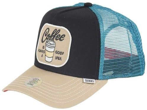 Djinns Trucker Cap Food Coffee Black/Red