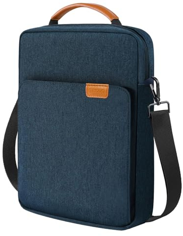 TiMOVO Housse Sac pour Tablette 9-11 avec Bandoulière, Indigo | Compatible avec iPad A16 11, Air 11/10,9, iPad 10/10,2, Galaxy Tab A11 Plus. Multi-poches, Poignée, Protection Rembourrée