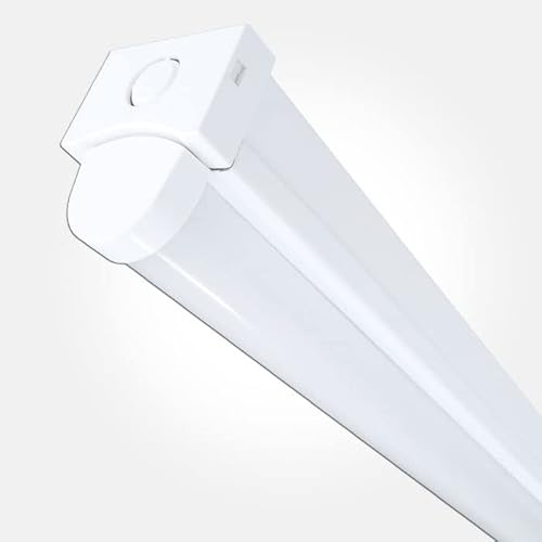 LEDBRITE 5ft Batten Light Ceiling Light Fitting 3CCT Tri Colour 29W - 52W 7800 Lumens Strong Construction Ultra Output Energy Efficient Ceiling Light for Office, Bathroom, Kitchen, Garage, Warehouse