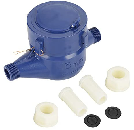 TICFOX DN15 Garden Home Kunststoff Kaltwasserzähler Rotor Typ Umweltschutz Kunststoff Wasserzähler Einzelwasserdurchfluss Nasstisch Messwerkzeug