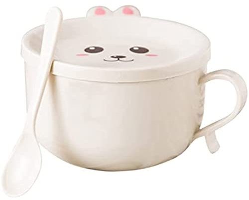 EdirFtra Noodle Soup Bowl Lamian Noodle Bowl Instant Noodles Bowl with Blanket Spoon Stainless Steel Instant Noodles Bowl Muesli Bowl Soup Bowl Salad Bowl Rice Bowl