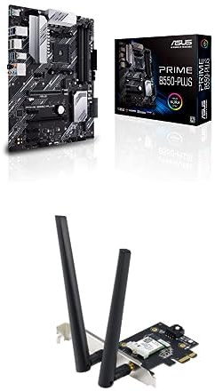 Scheda Madre Asus PRIME B550-PLUS + Scheda Wireless Asus PCE-AX1800
