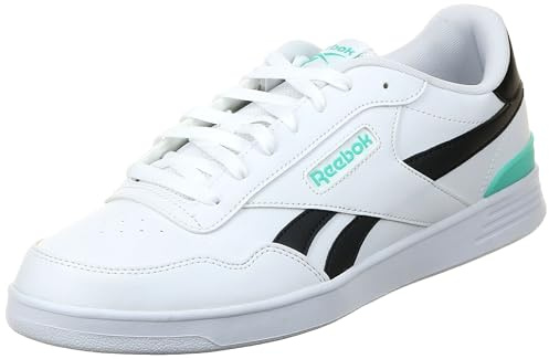 Reebok Court Advance Clip White/Black/TEAMTEAL Unisex Tennis Shoes