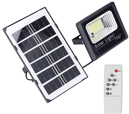 TOPINCN Solarstrahler für den Außenbereich, IP67 Wasserdichte Solar-Gartenleuchten, Landschaftsbeleuchtung, 100 LED-Helligkeit, Einstellbare Ferngesteuerte Nachtlichter für den Garten