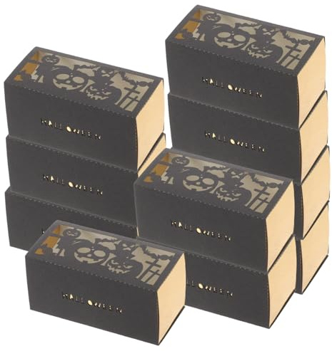 Gogogmee 50pcs Halloween Party Favor Box Halloween Behandeln Boxen Kürbis Dekorative