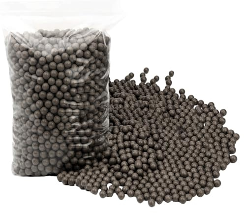 Yuqilin 600 Pezzi Slingshot Mud Ball, Sfere di Acciaio per Fionda, Palla di Argilla, Palla da Fionda, Ottimo Regalo per Gli Amanti Della da Caccia, Funziona con qualsiasi (8mm)