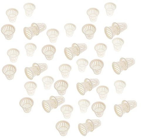 HANABASS 50pièces Panier Hydroponique pour Culture De Plantes Bacs De Jardinage Idéaux pour Balcon Et
