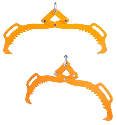 Graple de registro, Log Tongs para Tractor 2 Log de garra Skidding Tong