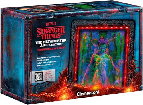 Puzzle Cadre Lumineux Stranger Things Démogorgon - 520 Pièces - Dès 14 Ans