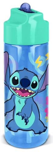 Tataway borraccia 540 ml Ecozen Stitch Palms: leggera, resistente e senza BPA, perfetta per idratarsi con stile grazie al design Disney tropicale con il simpatico Stitch