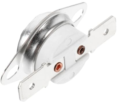 Thermostat Steuerschalter für Reiskocher 250v 10a 195 Grad | Silber, Kunststoff und Eisen Ausführung, für Elektroherd und Wärmepfanne, Ersatzteil für Reparatur