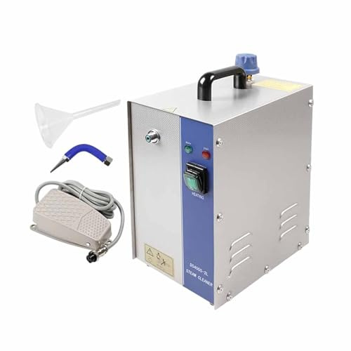 Limpiador De Joyas A Vapor Profesional De 2 L Y 1200 W Vaporizador De Alta Presión para Anillos, Relojes Y Joyas Vaporizador De Alta Presión Confiable De Acero Inoxidable 304(4L,220V)