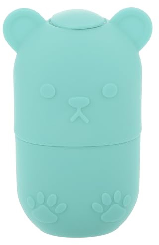 Mobestech Facial Skin Care Ice Holder Massager Blue Silicone Manual Ice Massager for Face Eye Neck Lifting Tightening and Swelling Relief Multifunctional Home Beauty Tool