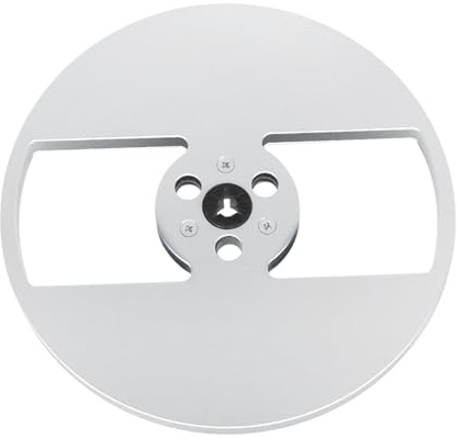 FANSHINUO Precisions 17,8 cm Aluminiumrolle für 1/4 Klebeband für offene Sound-Decks mit 2 Löchern, Klebeband aus Aluminiumlegierung