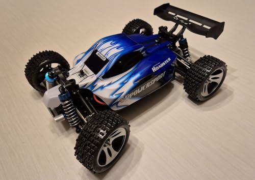 RC Buggy WLtoys A959-A 1/18 4WD Buggy Off Road RC Auto bis 50 km/h 2,4G Radio Control Truck RTR Blau