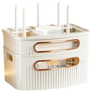 Scatola di immagazzinaggio del router | Copertura per router via cavo - Coperchio della scatola di immagazzinaggio del impermeabile e antipolvere, scatola di WiFi per